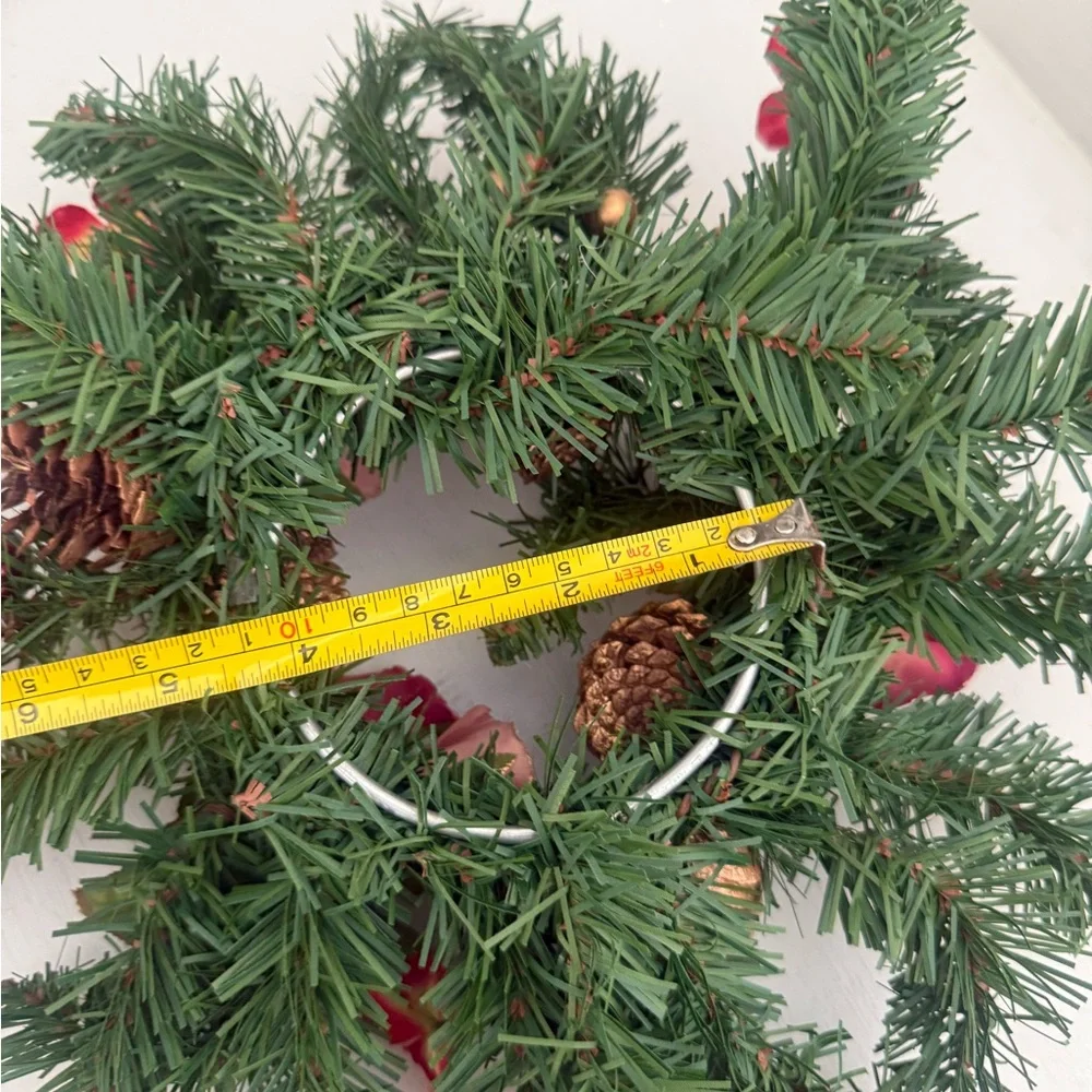 Home Interiors Holiday Garland with Red and Green Accents